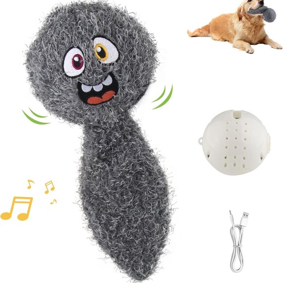 Other - Plush Interactive Dog Ball Toy - Musical, Rechargeable, and Perfect for Playtime